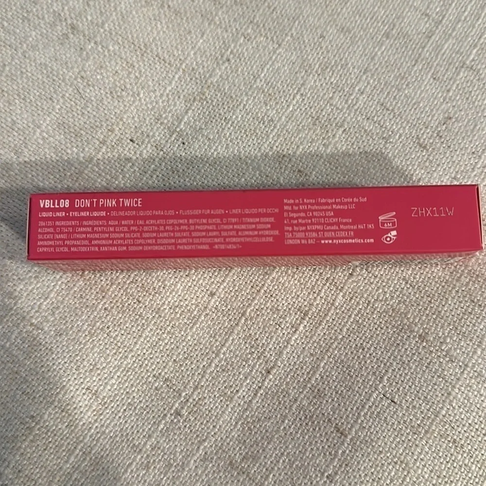 NYX Vivid Brights Colored Liquid Eyeliner- Don’t Pink Twice - BRAND NEW IN SEA…